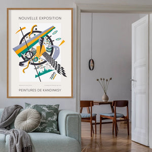 Kandinsky Nouvelle Exhibition Poster, Framed