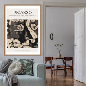 Pablo Picasso Exhibition Museum Poster, Framed