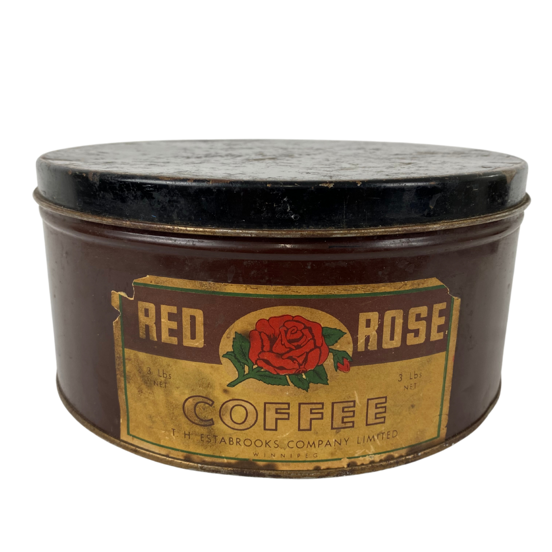 Red Rose Coffee Tin