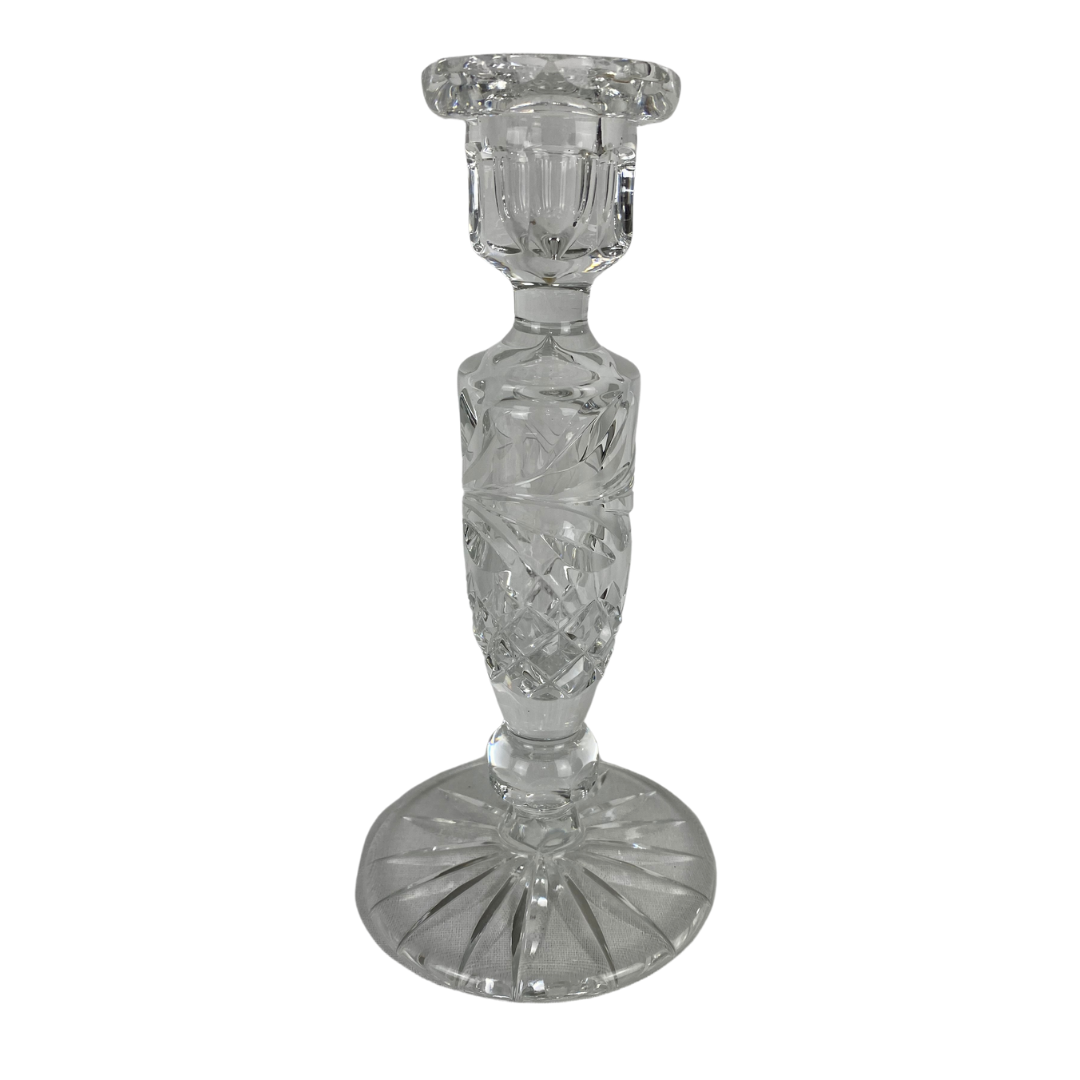 Single Crystal Etched 8" Candlestick