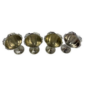 Silver Plated Egg Cups (4)