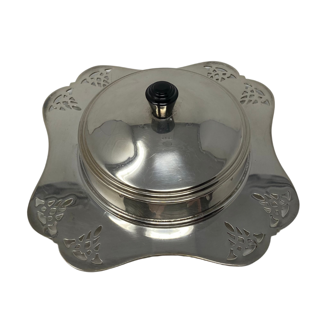 Silver Square Butter Dish