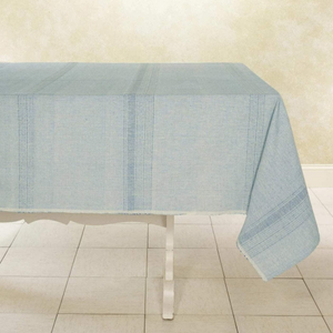 Juniper Berry Tablecloth, Handwoven Cotton