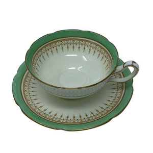 Royal Doulton Green Cup and Saucer