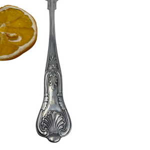 Sheffield Plate Slotted Serving Spoon