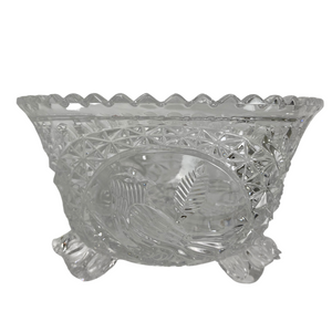 Footed Candy Dish with Birds