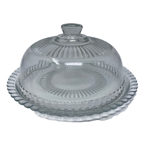 Cake Plate with Glass Dome