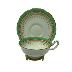 Royal Doulton Green Cup and Saucer