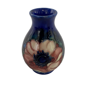 4 inch Moorcroft Blue Vase (as is)