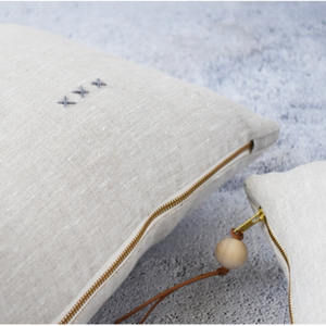 Flagstone Linen Lumbar Pillow