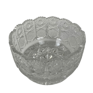 Crystal Bowl with Heavy Base