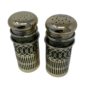 Silver Plated Salt and Pepper Shakers