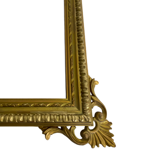 Vintage Italian Gold Scrolled Mirror