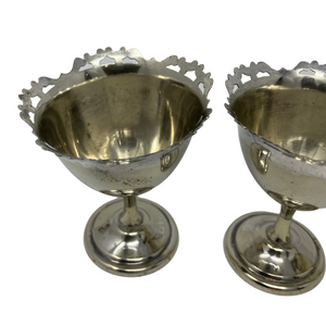 Silver Plated Egg Cups (4)