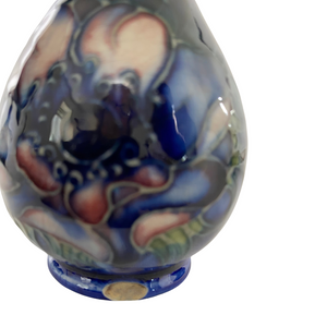 4 inch Moorcroft Blue Vase (as is)