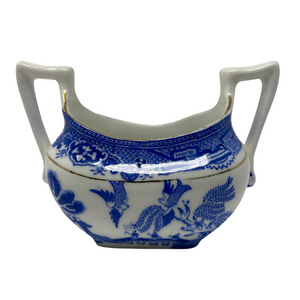 Royal Grafton Blue and White Handled Bowl