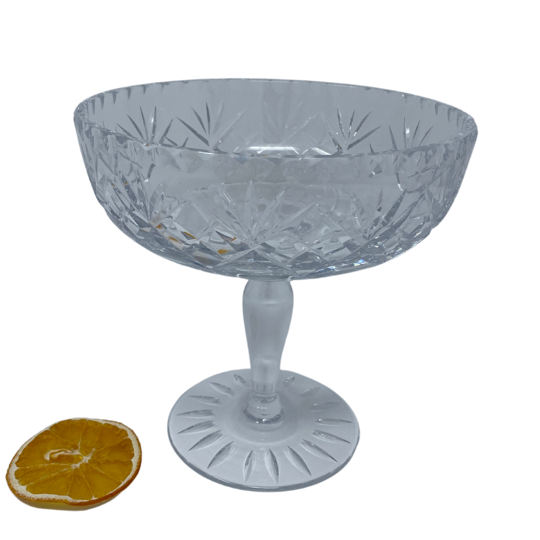 Crystal Stemmed Serving Bowl