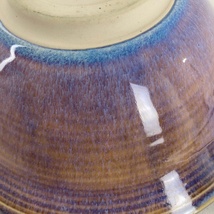 Handmade Pottery Purple/Blue Bowl