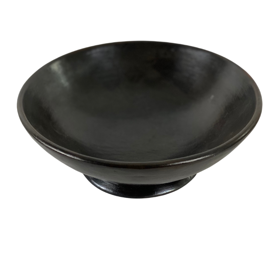 Black Pottery Bowl