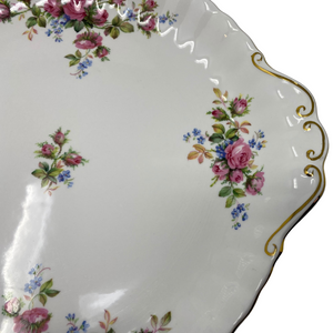 Royal Albert Cookie Plate - Moss Rose Pattern