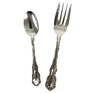 Birks Louis Sterling teaspoon and salad fork