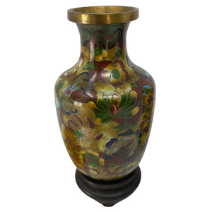 Small Cloisonné Vases - Pair