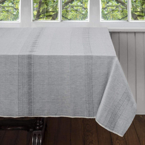 Sea Salt Tablecloth, Handwoven Cotton